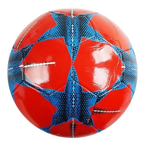 М'яч футбольний розмір 5, PVC, гумовий балон (червоний)