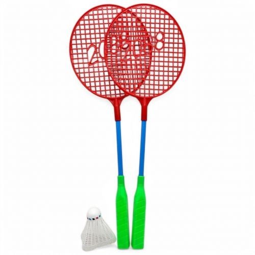 Набір для бадмінтону, пластиковий (2 ракетки, воланчик) червоний