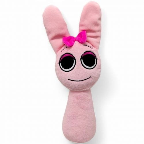 Мʼяка іграшка (28 см), рожева