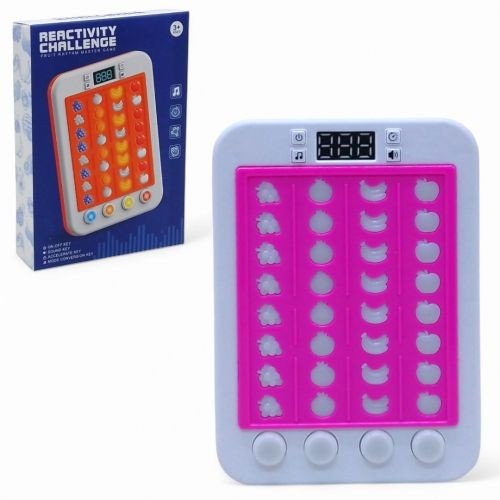 Портативна інтерактивна гра "Майстер ритму. Фрукти" (15 см) рожева