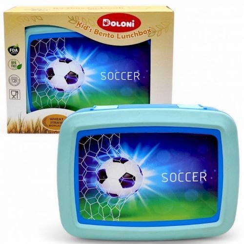 Ланч-бокс пластиковий, блакитний