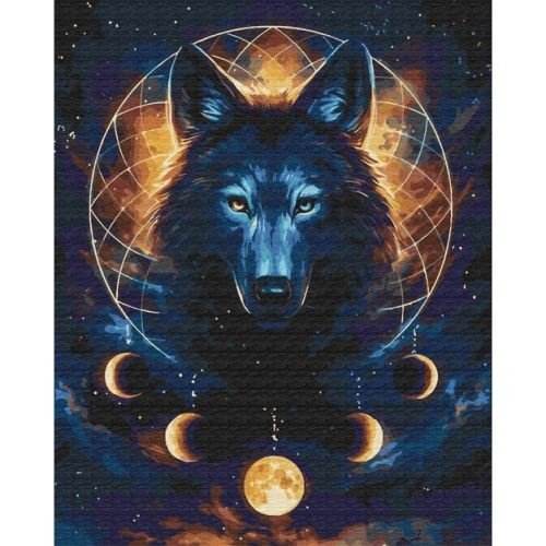 Картина за номерами "Цикл місяця 1" 40х50 см