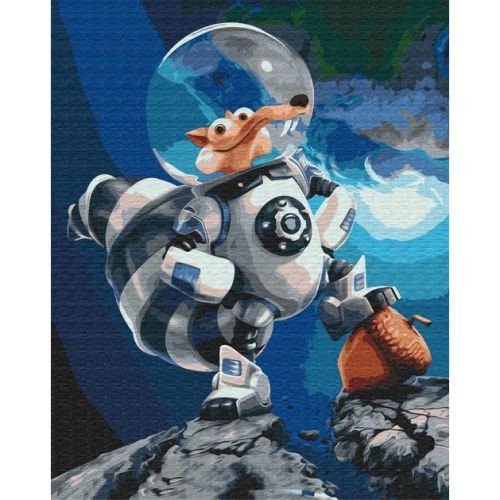 Картина по номерах "Льодовиковий період. Білка Скрат" 40х50 см