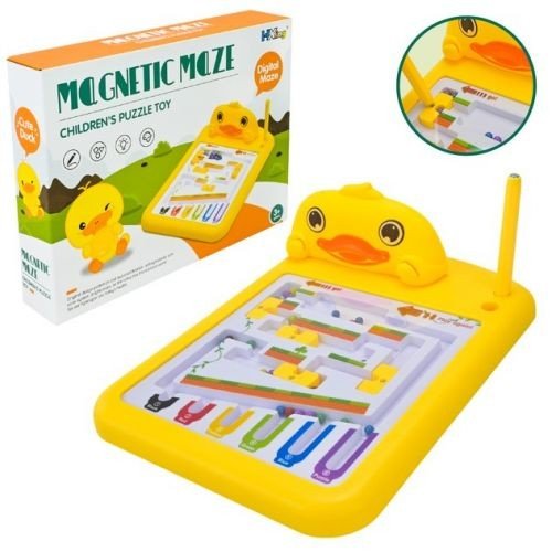 Мозаїка-магнітна (дощечка, паличка, завдання пройти лабіринт) коробка - 28,5х21,4х5,3 см