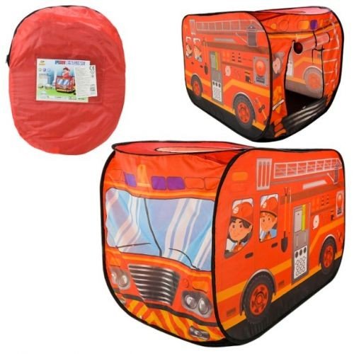 Намет дитячий "Пожежна служба" 110 см, розмір сумки 44х34х2 см