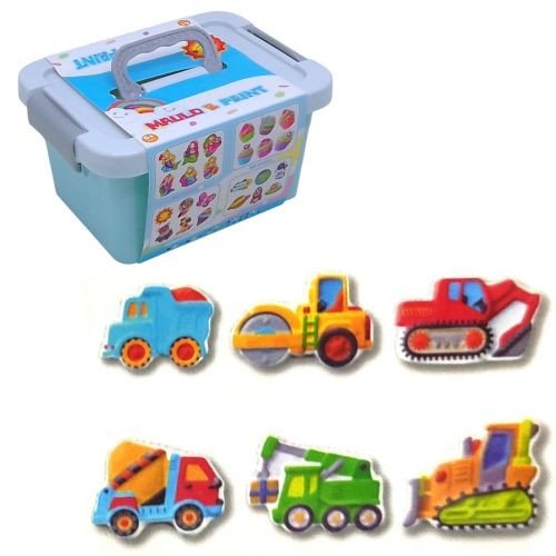 Набір для творчості "Створи і розфарбуй магніт. Будівельний транспорт"