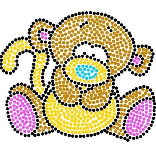 Набір для малювання "Мавпа", 25х25 см