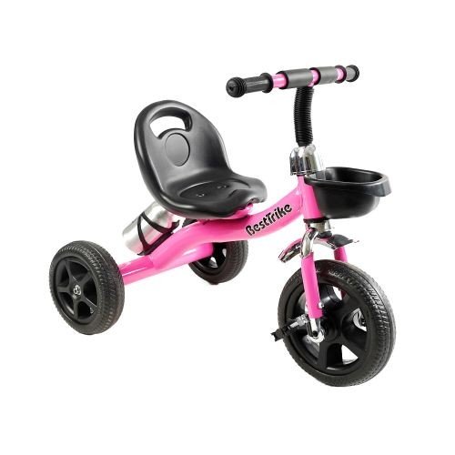 Велосипед 3-х колісний BS-14250 "Best Trike" сталева рама, колеса EVA, переднє d=10’’, заднє d=8’’, кошик, бутилочка, в коробці