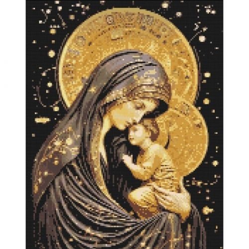 Алмазна мозаїка "Пресвята Богородиця" 40х50 см