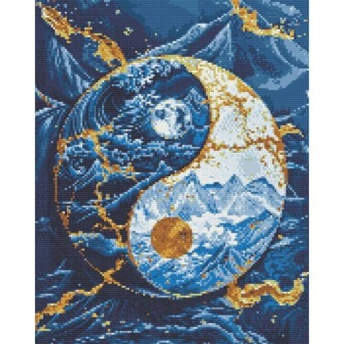 Алмазна мозаїка "Інь Янь" 40х50 см