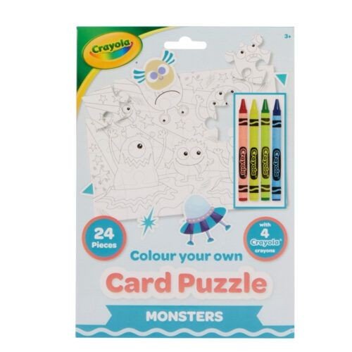 Пазл-розмальовка "Монстри" з олівцями