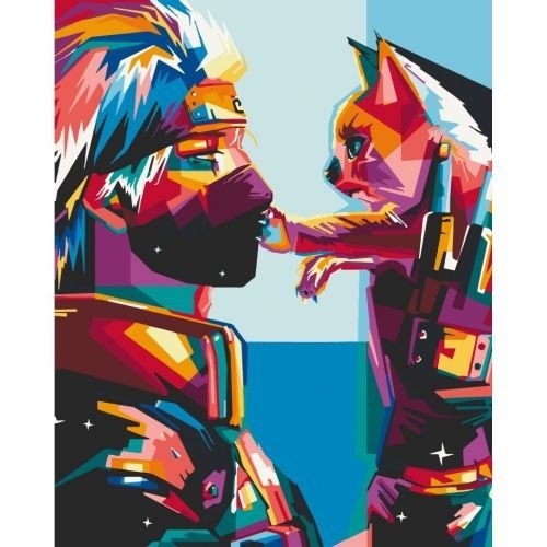 Картина за номерами "Аніме Наруто. Какаши.Фан-арт" 40х50 см