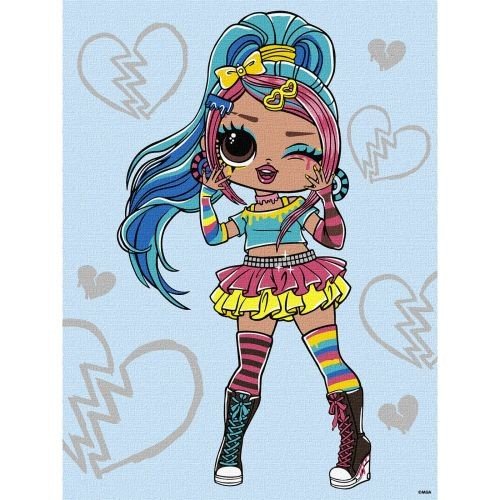 Картина за номерами - L.O.L. Surprise! Tweens Emma Emo 30х40 см