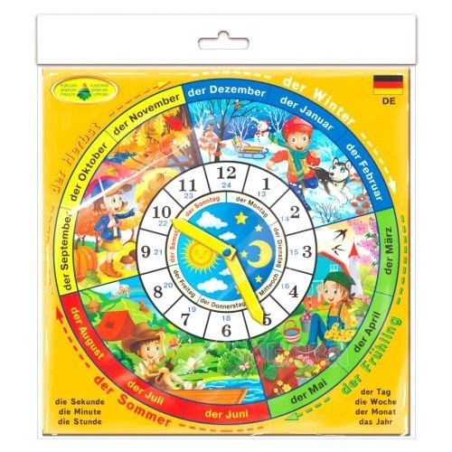 Гра "Вивчаємо час" німецькою