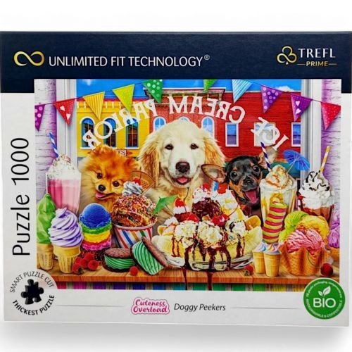 Пазли "Солодощі та собачки" (1000 ел)