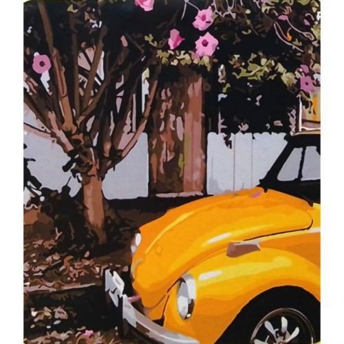 Картина по номерах 0463 ОРТ Жовтий жук 40*50