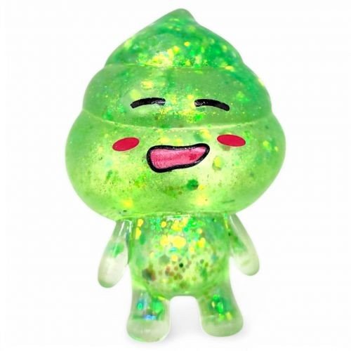 Антистрес жуйка-тягучка "Какашка" 8 см, зелений