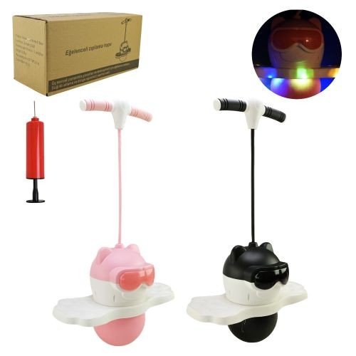 Стрибунець для стрибків 90*38 см, світло 2 кольори, у короб 42*19*21 см, шт