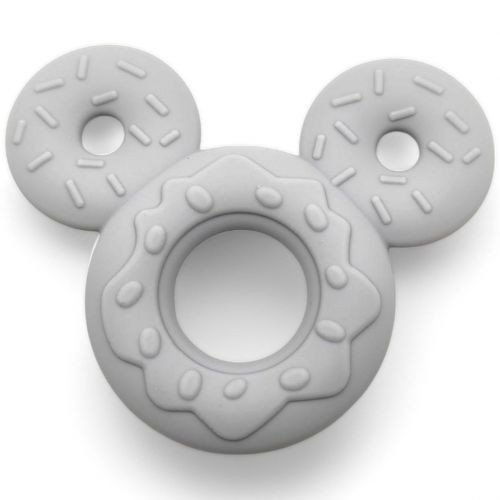 Силіконовий прорізувач "Міккі", сірий