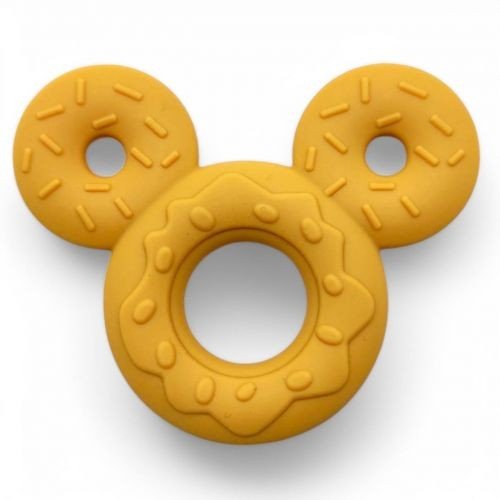 Силіконовий прорізувач "Міккі", жовтий