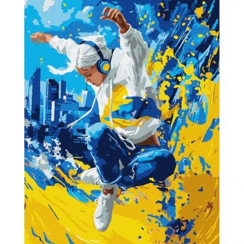Картина за номерами "Український хіп-хоп" 40х50 см