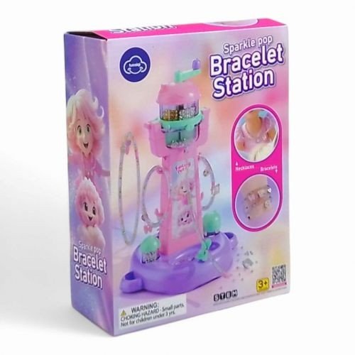 Набір для творчості "Bracelet Station", 39 елементів, станція для створення прикрас, стрази, основа для прикрас