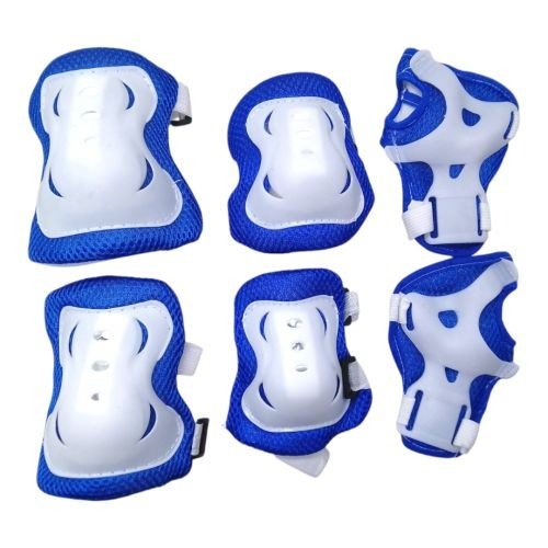 Захист - налокітники, нарукавники, наколінники з липучками (СИНІЙ)