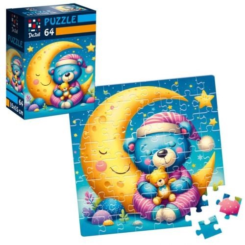 Пазли De.tail. Сонне ведмежа. 64 деталі