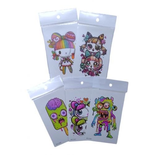 Набір тату Чарівний світ, 5 штук