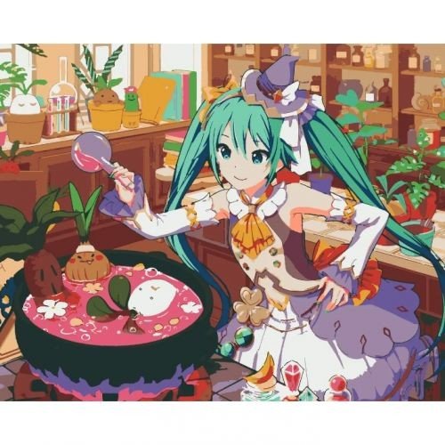 Картина за номерами "Аніме. Hatsune Miku" 40x50 см