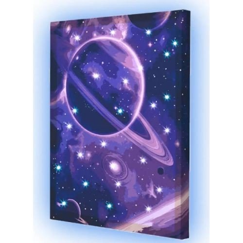 Картина за номерами зі світлодіодною підсвіткою "Color sky" 40x50 см