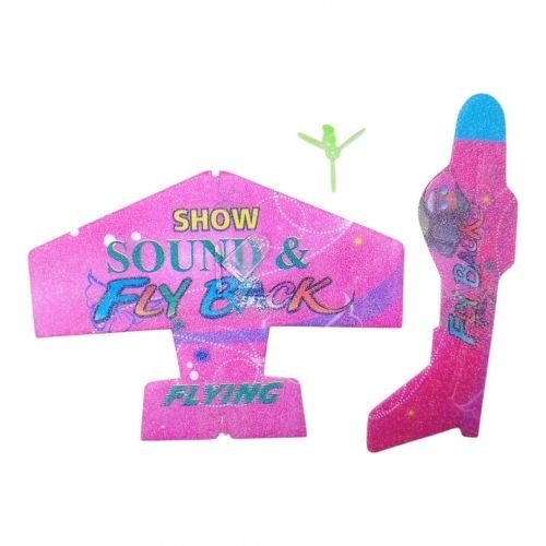 Іграшковий літачок, пінопласт (рожевий)