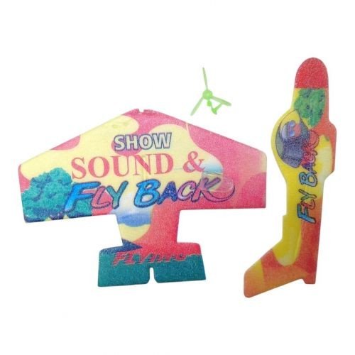 Іграшковий літачок, пінопласт (помаранчевий)