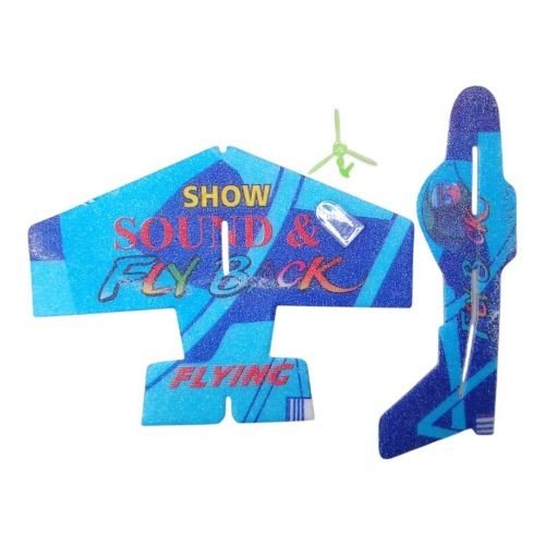 Іграшковий літачок, пінопласт (синій)