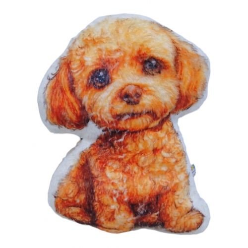 Мʼяка іграшка-подушка "Песик Мальтіпу" 30 см