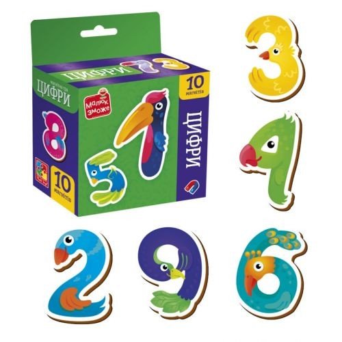 Гра розвиваюча (набір магнітів) "Цифри"