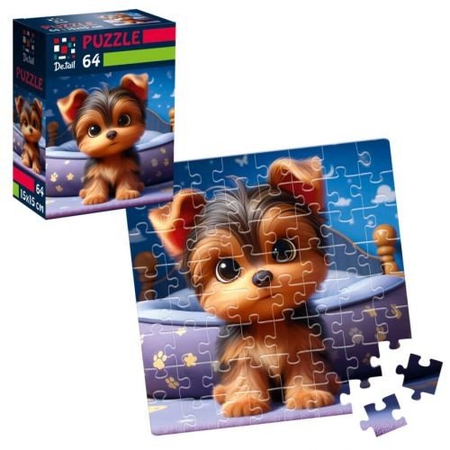 Пазли "De.tail. Допитливе цуценя" 64 деталі
