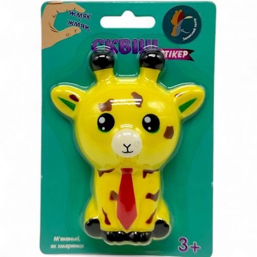 Сквіш-наліпка "Звірятко: Жирафа", іграшка-антистрес