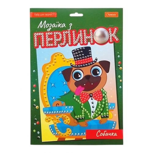 Набір для творчості "Мозаїка з перлинок - Собачка"