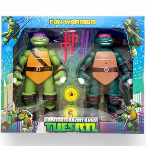Фігурки "Черепашки ніндзя - Донателло і Рафаель", стріляють дисками