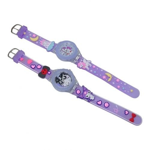 Годинник дитячий, аналоговий, силіконовий регульований ремінець