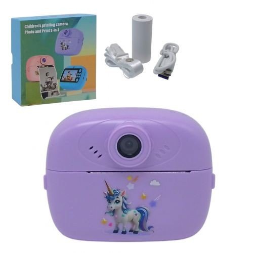 Фотоапарат-термопринтер "Єдиноріг" (фіолетовий)