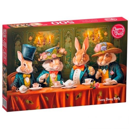Пазли "Вечірка у кроликів", 500 елементів