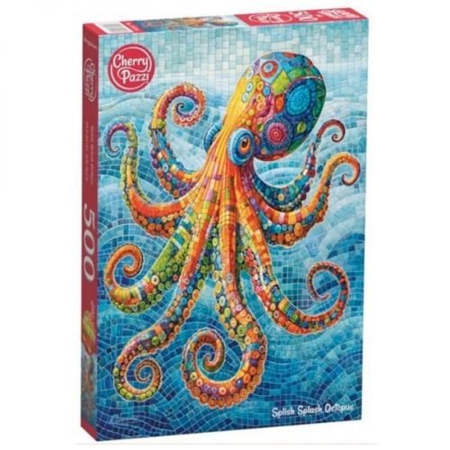 Пазли "Різнокольоровий восьминіг", 500 елементів