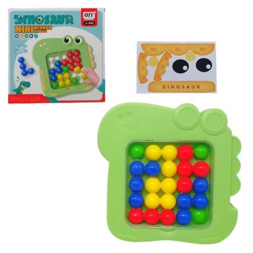 Логічна гра платформа "Динозавр" (зелена)