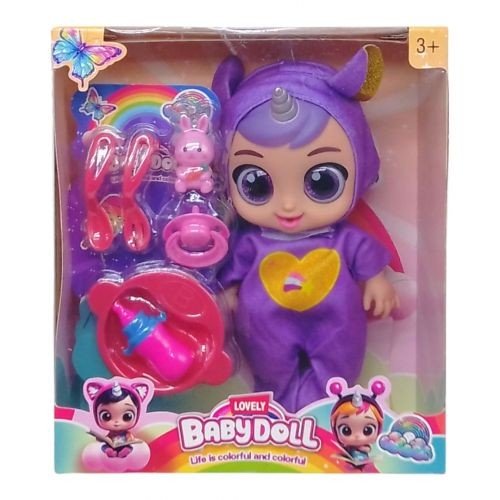 Лялька-пупс висота 24 см, говорить, з аксесуарами, в коробці (Вид 2)