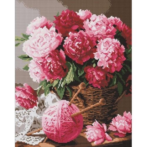 Алмазна мозаїка "Таємниці пелюсток" 40х50 см