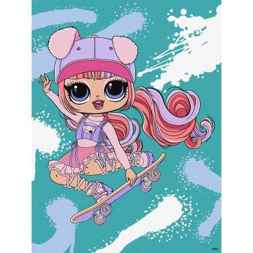 Картина за номерами - L.O.L. Surprise! Tweens Skate Dance Ali Dance (30х40 см)