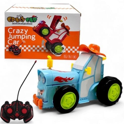 Трактор танцюючий на радіокеруванні, в коробці (синій)