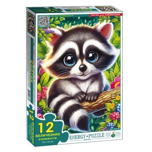 Гра-пазл на 12 елементів "Єнотик"